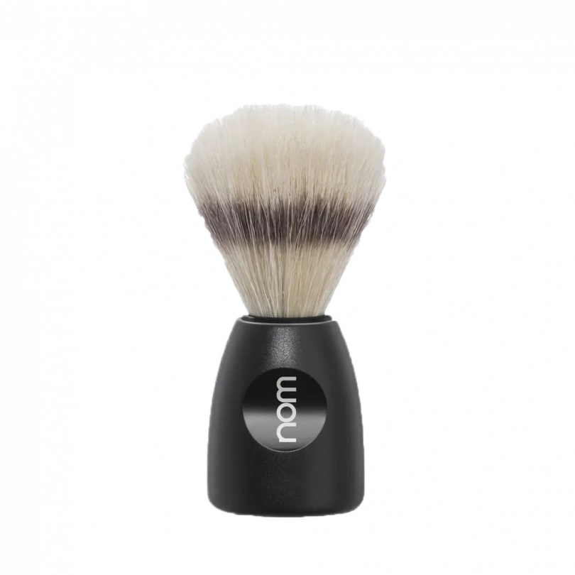 Помазок для бритья черный LASSE, щетина кабана, NOM