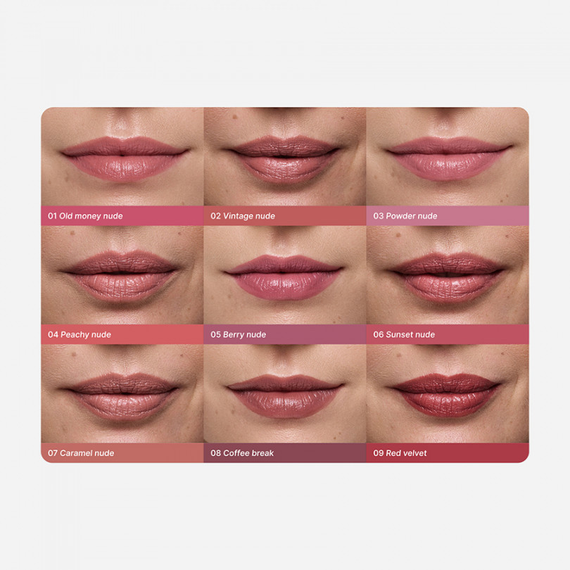 Помада кремовая 03 Powder Nude Kristall Minerals